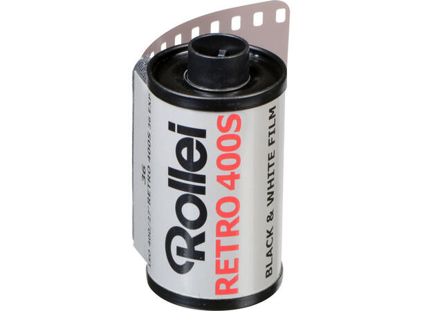 Rollei Retro 400S 135-36 ISO 400, S/H-film, 36 eksp.