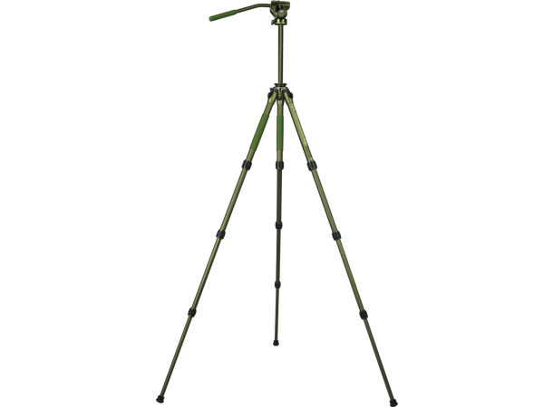 Sirui Pilot Series Alu Tripod CT04+CT5 Stativ og videohode, grønn farge