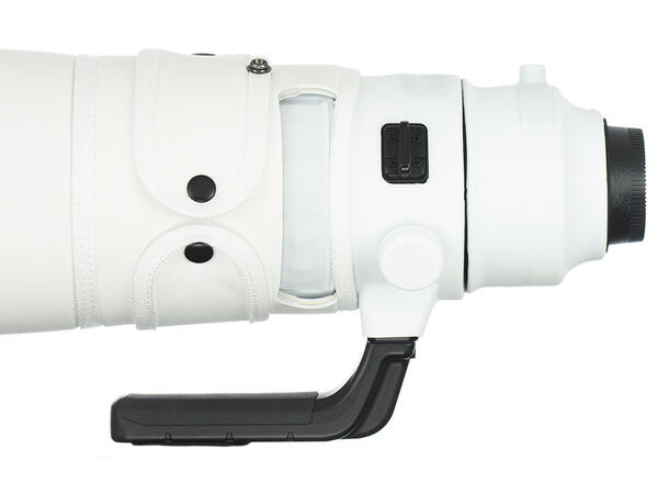 Tragopan Camshield objektivbeskyttelse Nikon 500mm F/4E FL ED VR. Hvit