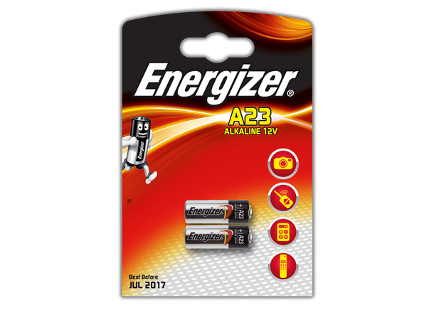 Energizer Batteri A23 2-pakning Alkalisk 12 volt