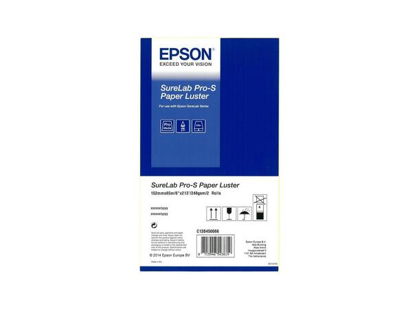 Epson Luster Paper Surelab D-700 15,2 cm x 65 m rull, 2 ruller