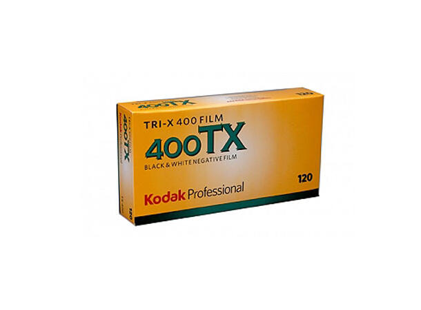 Kodak Tri-X 400TX 120 5-pakning 120-film, sort/hvitt, 100 ASA, 5 ruller