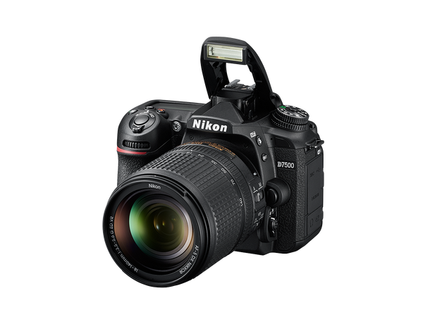 Nikon D7500 + 18-140mm f/3.5-5.6 G ED VR DX format, 20,9 MP, 4K video, ISO 51200,