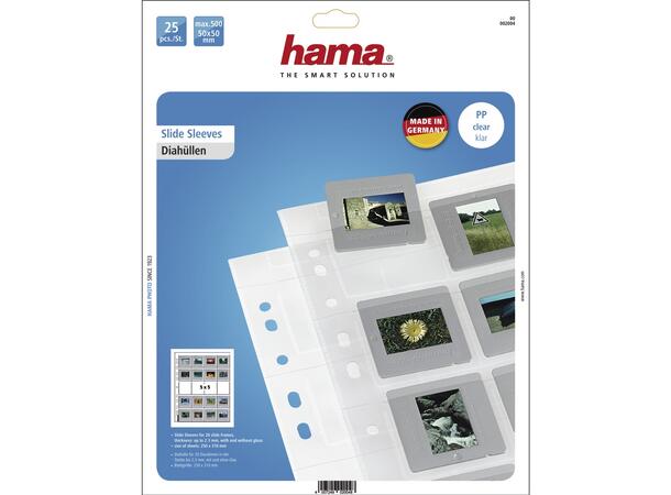 Hama Arkivsystem Pro lysbilder, 25 ark 20 dias pr ark