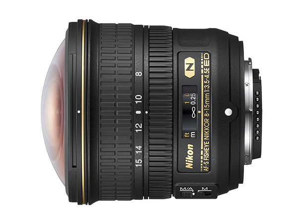 Nikon 8-15mm f/3.5-4.5E ED Fisheye AF-S Fisheye objektiv for fullformat