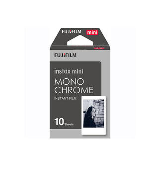 Fujifilm Instax Film mini Monochrome x10 10 bilder,Sort/hvit til Fuji Instax mini