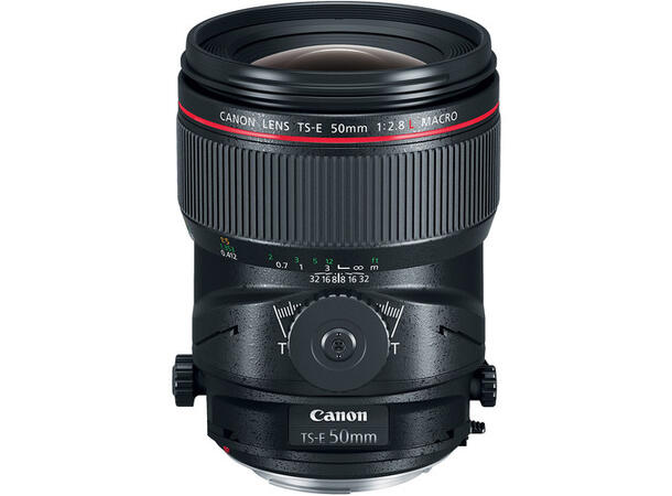 Canon TS-E 50mm f/2.8L Macro Tilt-Shift Tilt/Shift objektiv i normalområdet