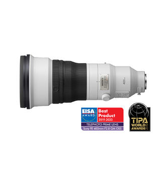 Sony FE 400mm f/2.8 G-Master Førsteklasses supertelefotoobjektiv