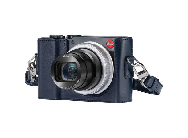 Leica Beskyttelse til C-Lux i skinn Blå kameraveske
