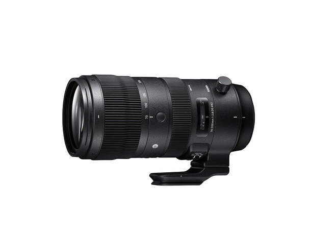 Sigma 70-200mm f/2.8 DG OS HSM Canon Rask autofokus og stabilisert for Canon