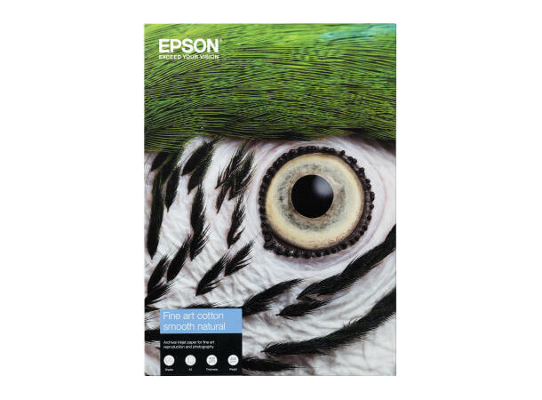 Epson Fine Art Cotton Smooth Natural A2 25 ark,  420 mm x 594 mm, 300 g/m²