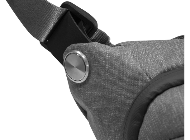 Peak Design Everyday Sling 3L V2 Ash. Liten slingbag m/ smarte løsninger