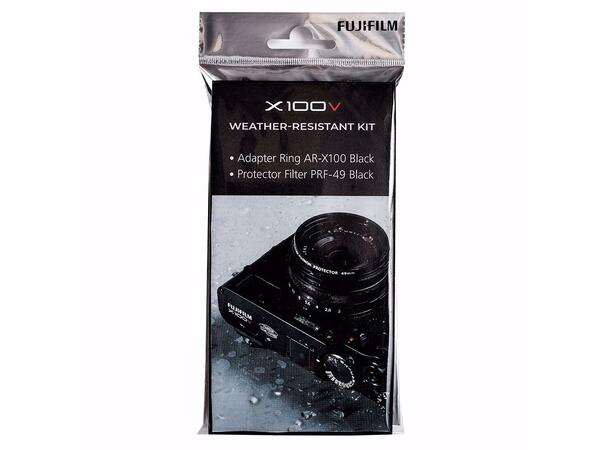 Fujifilm Weather Resistant Kit Sort Adapterring for filter til X100VI