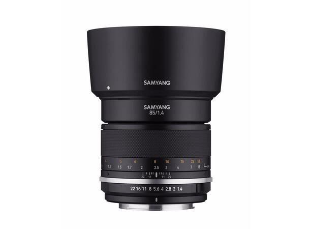 Samyang MF 85mm f/1.4 MK II Fujifilm X Portrettobjektiv for fullformat