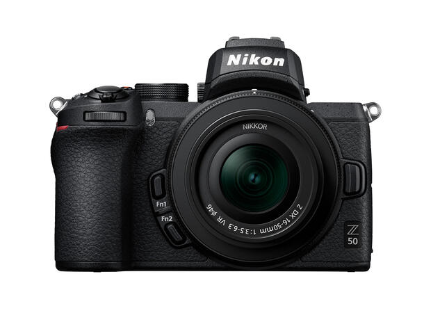 Nikon Z50 Kit med 16-50mm f/3.5-6.3 VR Speilløs DX-format med 20,9MP, 4K, Wifi