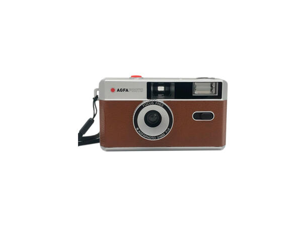 Agfa 35mm Analogt Kamera Brun Stilig brunt kamera for 35mm film