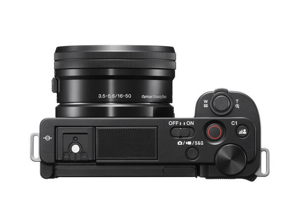 Sony ZV-E10 kit m/16-50mm f/3.5-5.6 PZ Vloggkamera med utskiftbar linse