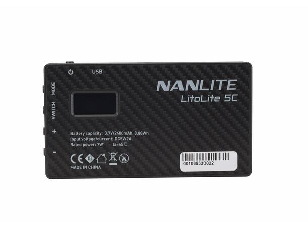 Nanlite LitoLite 5C Kraftfullt og allsidig LED-lys i lommefo