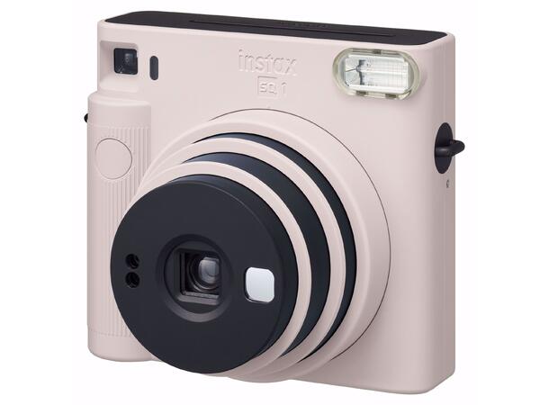Fujifilm Instax SQ1 Hvit Instax-kamera med kvadratiske bilder