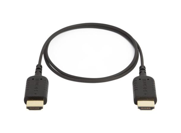 8Sinn eXtraThin HDMI - HDMI Cable 80cm Sort