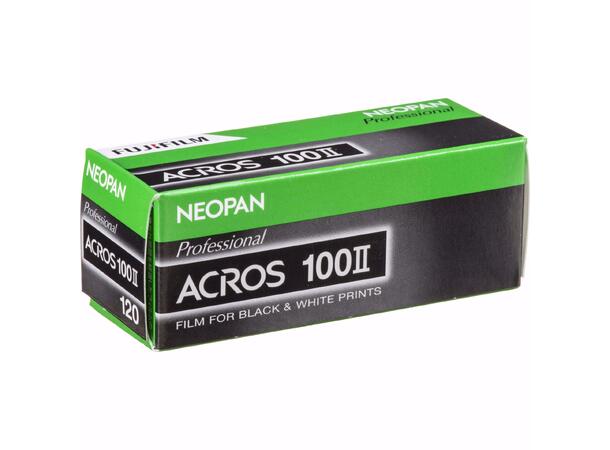 Fujifilm Neopan Acros 100 II 120 1 rull, 120-film sort/hvit, 100 ASA