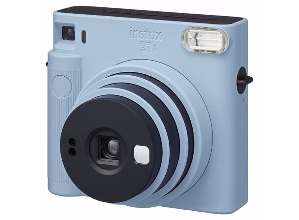 Fujifilm Instax SQ1 Blå Instax-kamera med kvadratiske bilder